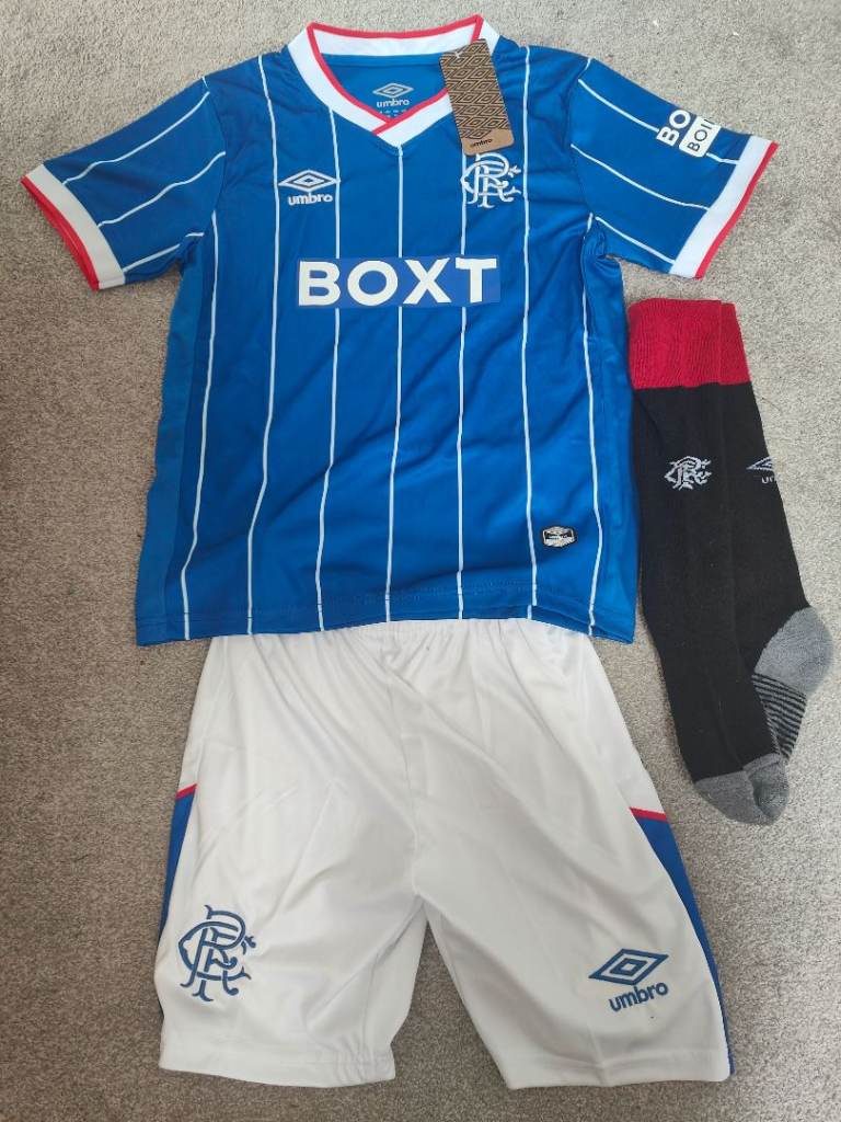 Umbro Rangers 2026-27 Kids Football Kit – New with Tags