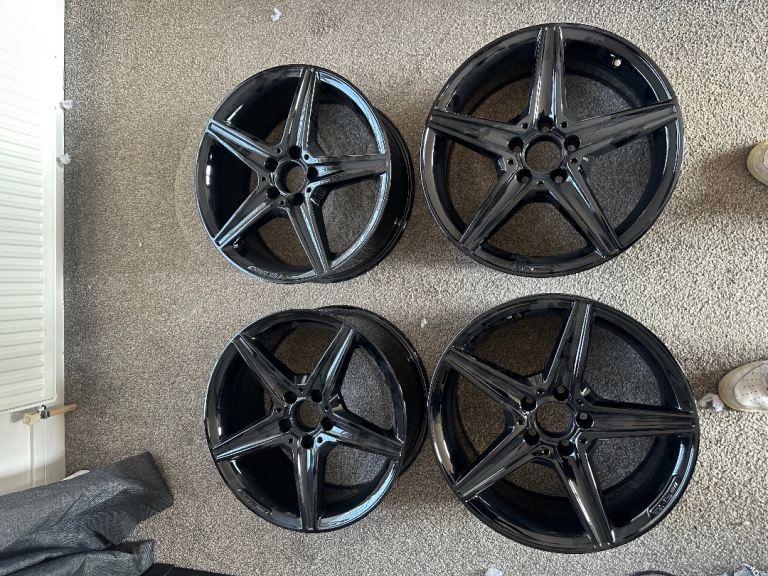 Genuine Mercedes A B C Class 18” AMG Alloy Wheels W177 CLA W204 W176 V Class
