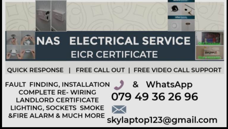 Qualified & Experienced Electrician.Same Day Service  