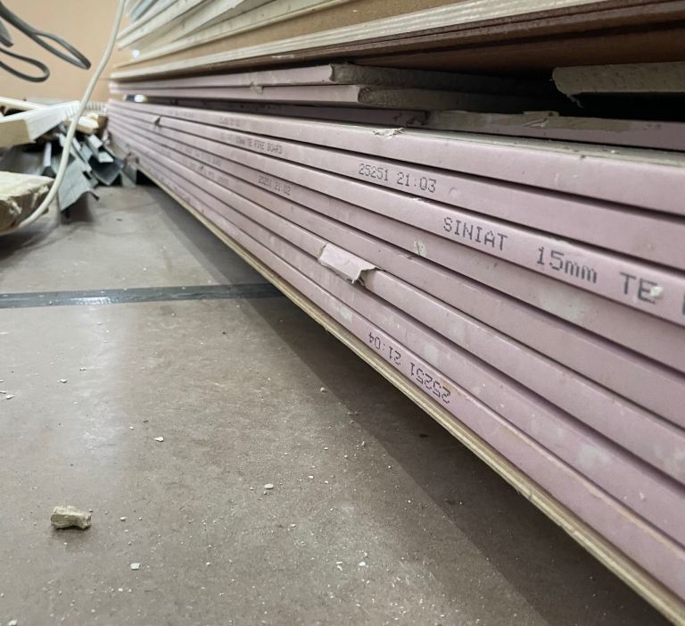 10 x 15mm Fire lined Plasterboard 