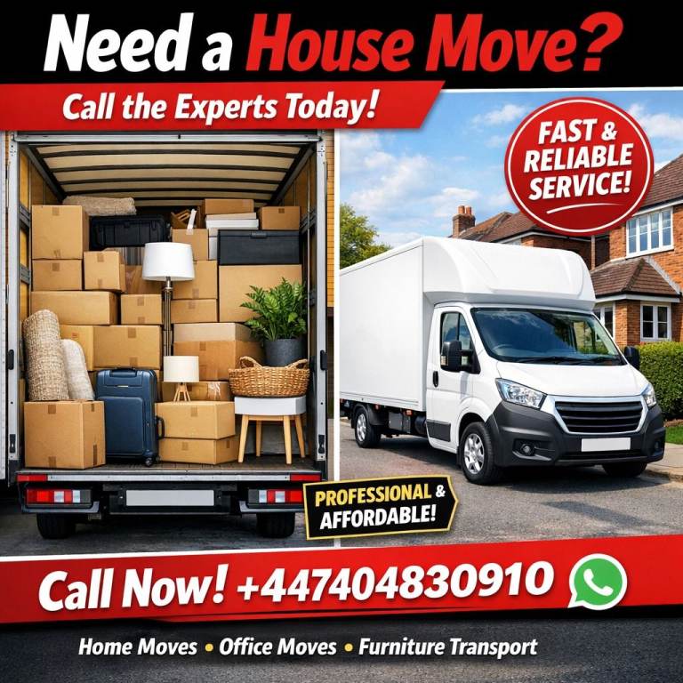  House Move London | Large Luton Van | Fast & Reliable Service | Call Now