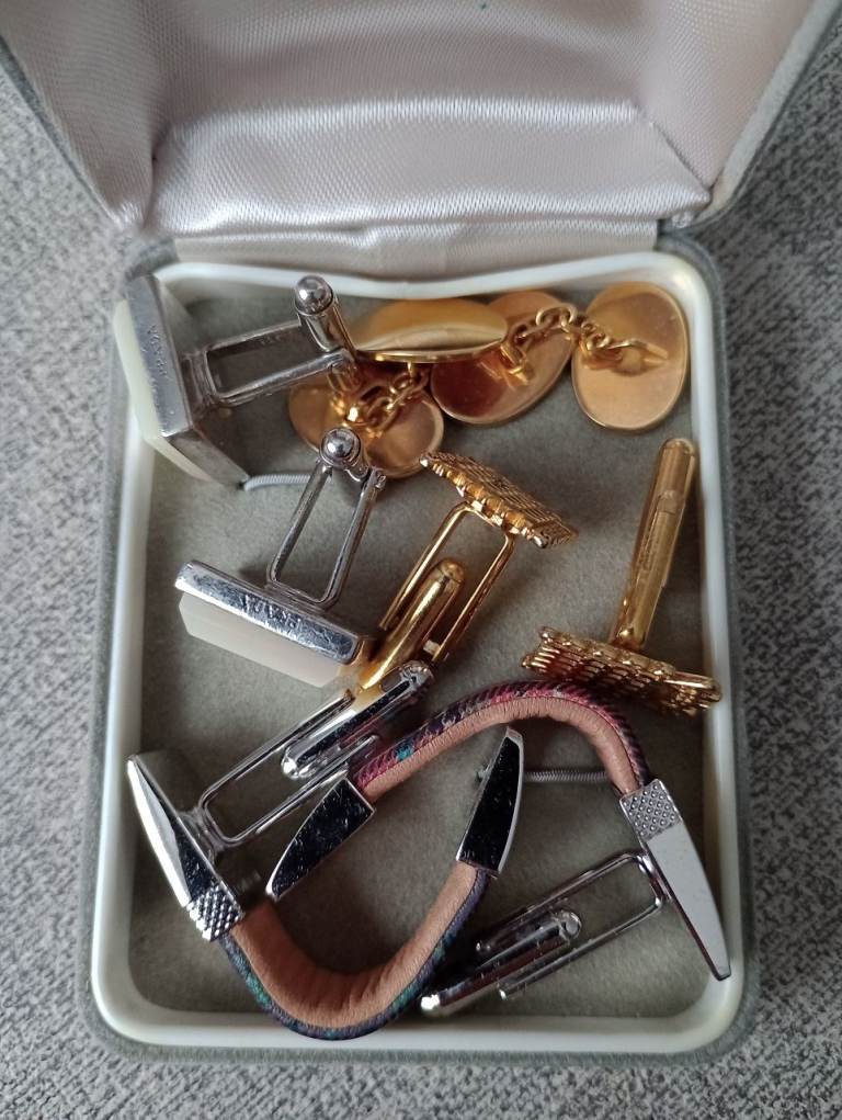 Cufflinks 4 sets Prada, tateossion etc