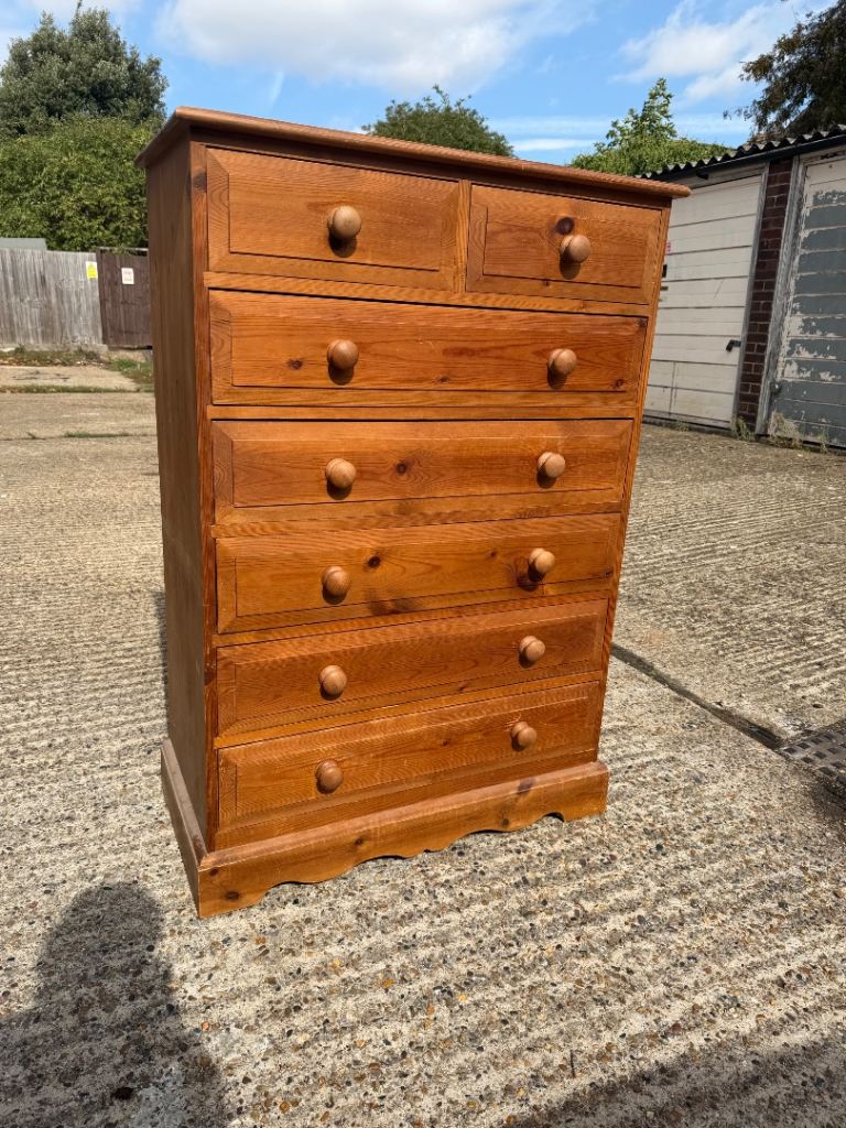 Vintage Solid Wooden Chest Drawers