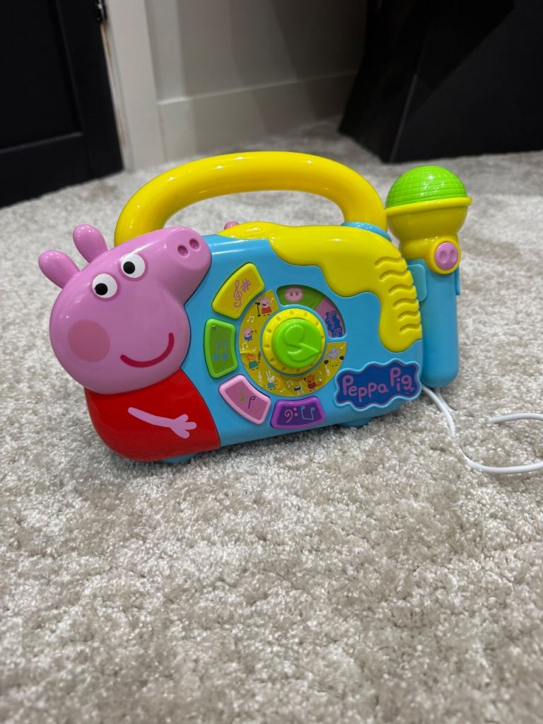 Kids Peppa Pig karaoke machine 