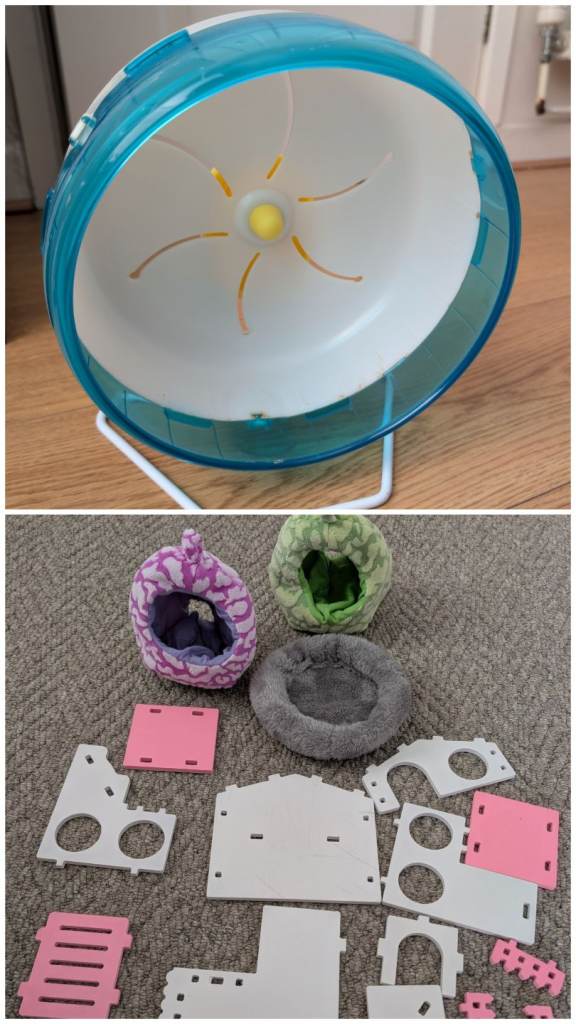 Wooden Hamster House Cage Accessories