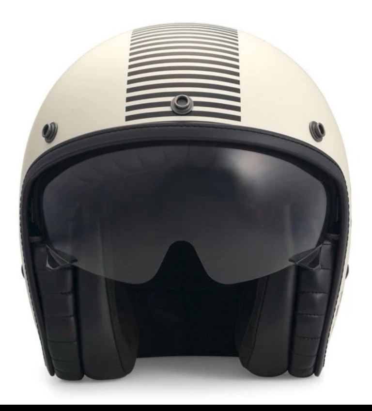 New Harley-Davidson Rally Racer Sun Shield X14 3/4 Helmet medium HD RRP £229 new 