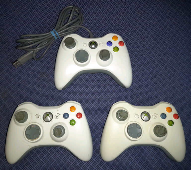 Faulty White Xbox 360 Controllers
