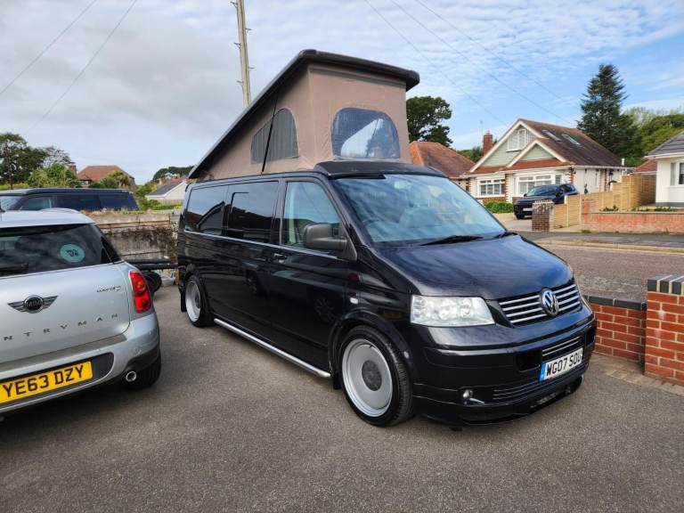 Volkswagen Camper T5 LWB 174, 4 Birth, 78K Miles FSH. One of the best available. Show van
