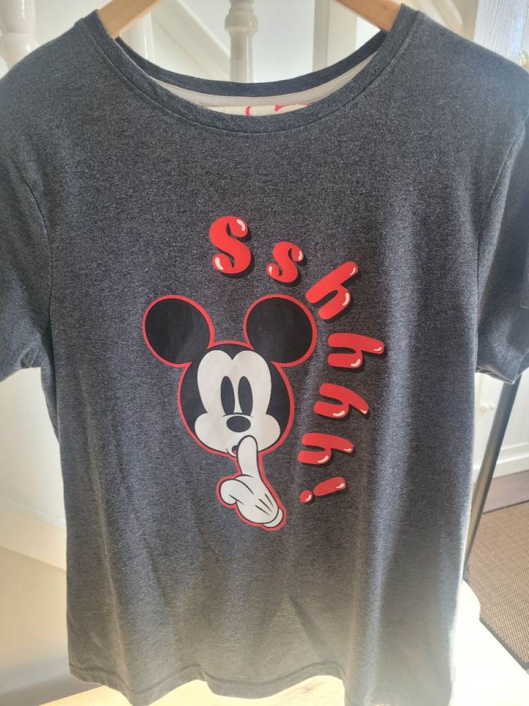 Ladies Mickey Mouse Pyjamas Set Size 12-14