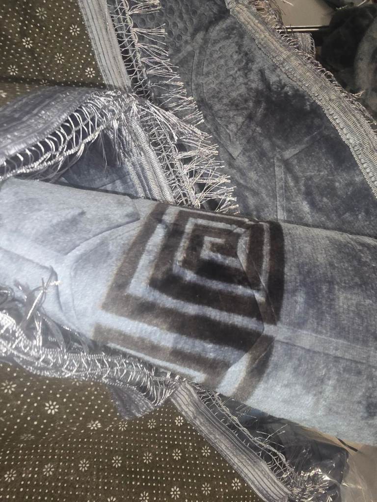 Greek key rug