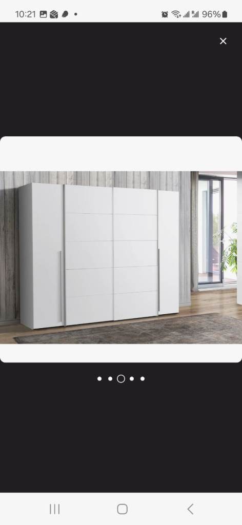 4 Door Manufactured Wood Wardrobe
