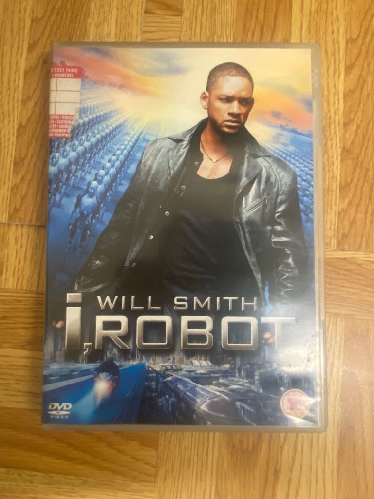Will smith I , robot … dvd . 