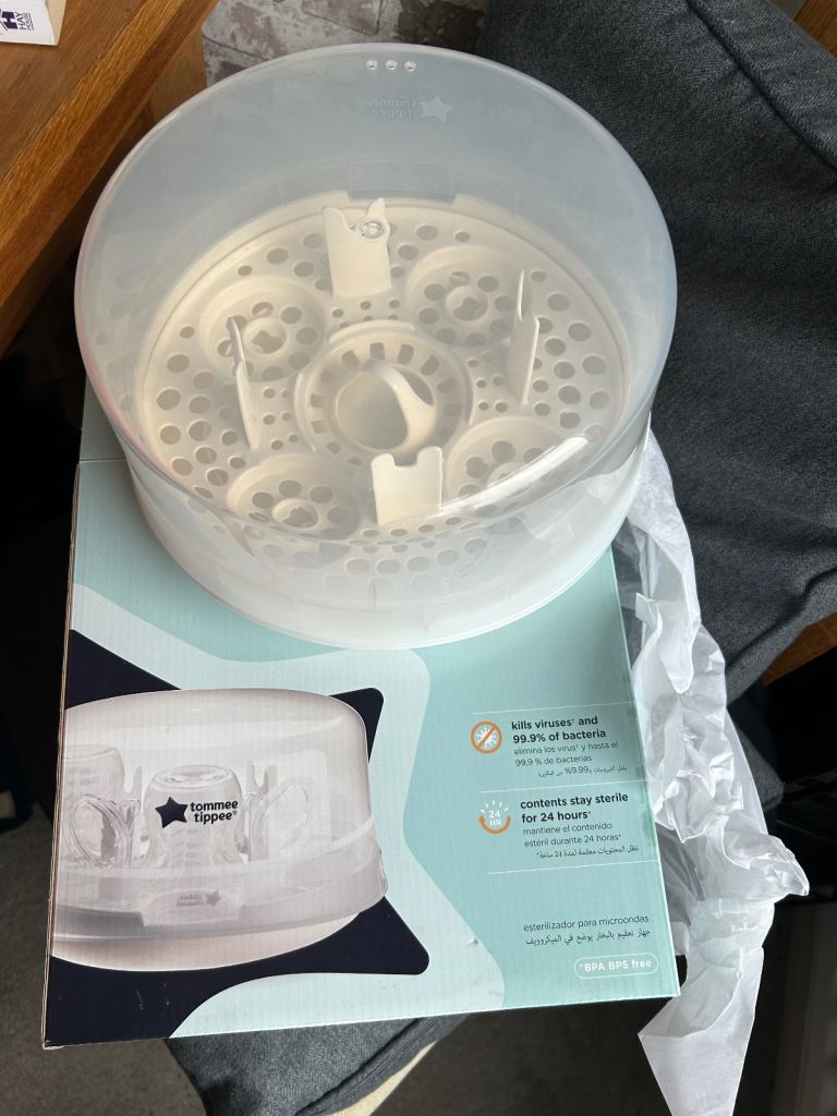 Tommee tippee microwave bottle steriliser