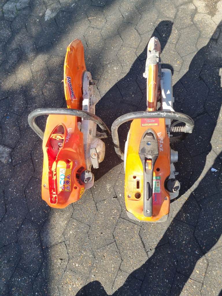 Joblot  stihl ts410, ts400,husqvarna k760  for spares or repair ,new and used clothing and tools