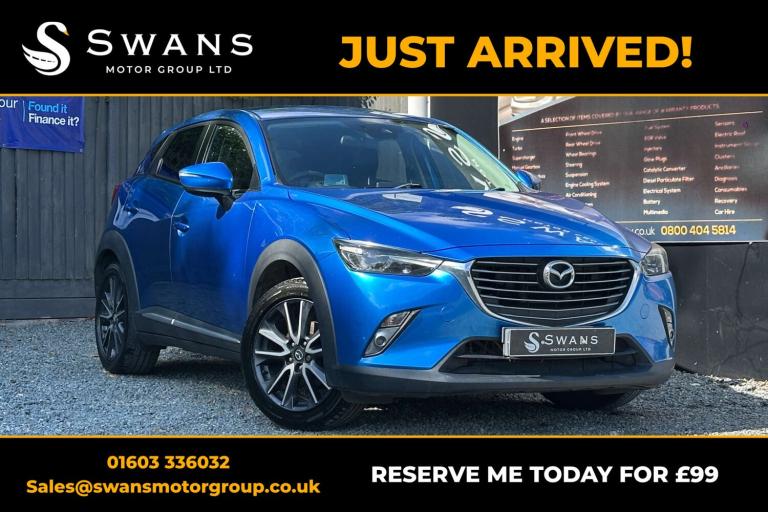 2018 Mazda CX-3 1.5 SKYACTIV-D Sport Nav SUV 5dr Diesel Manual Euro 6 (s/s) (105 ps) SUV Diesel M...