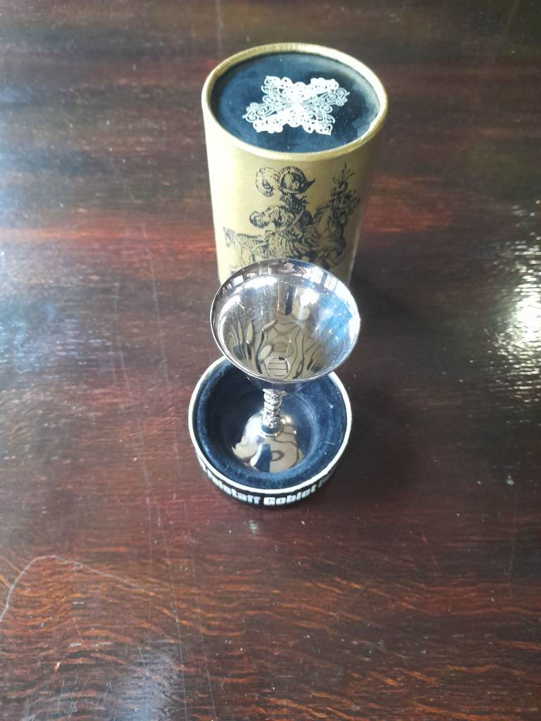 Vintage silver plated Spanish goblet 