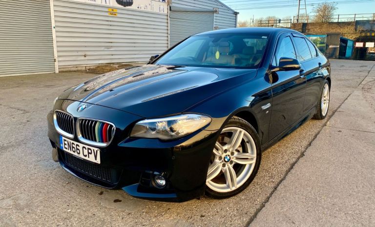 2017 BMW 5 Series 2.0 520D M Sport Automatic Euro 6 ULEZ Free Long MOT Sat Nav Leather Interior
