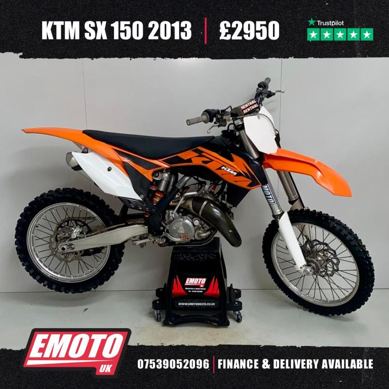 KTM SX 150 2013 Motocross Bike 150cc @EmotoUK - Finance Available