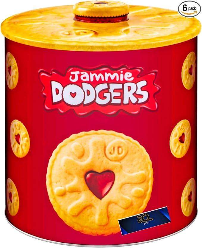 image for JAMMIE DODGERS IN A TIN AND 2 TINS OF CHOCOLATE SUGAR FREE WAFER ROLLS