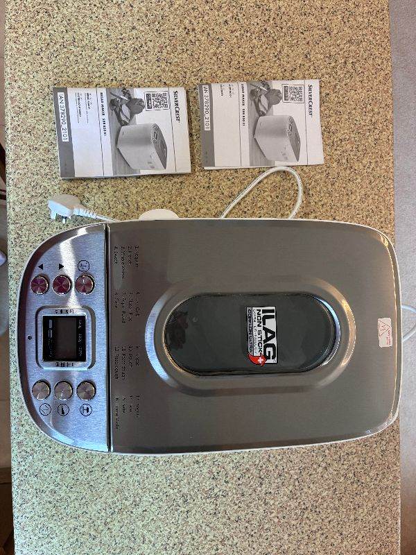 SilverCrest Breadmaker Machine – White, Excellent Condition