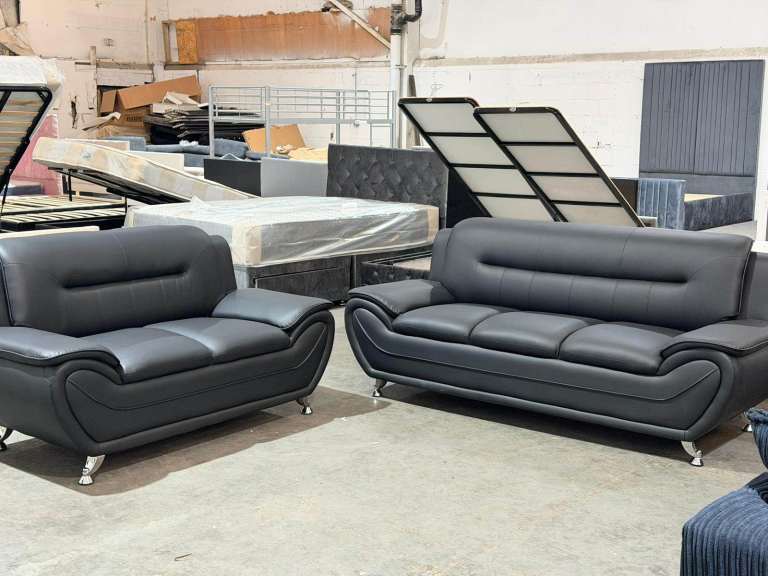 🛋️ Sheeraz Leather Sofa Set 3+2 Seater – 60% OFF 🔥 Price Guaranteed | Quality Guaranteed