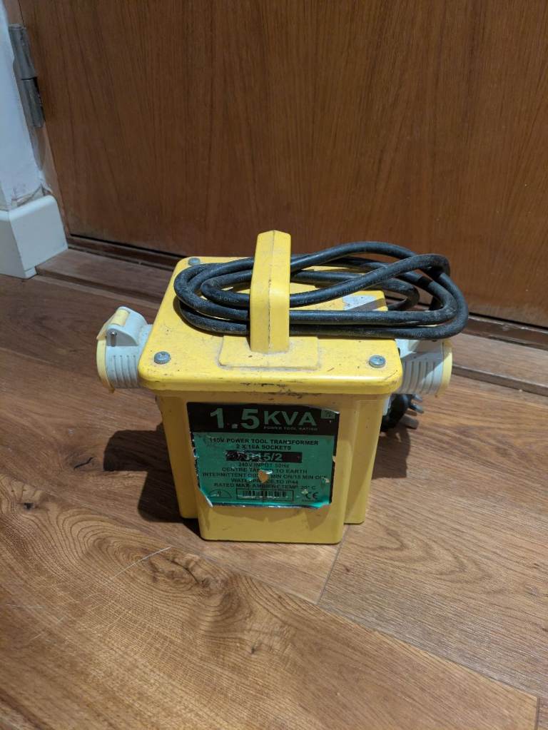 1.5KVA Yellow Transformer – Good Condition