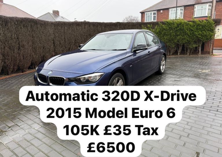 2015 BMW 320D M-Sport X Drive Automatic 2.0 Diesel £35 Tax with Service History Efficient Dynamics 