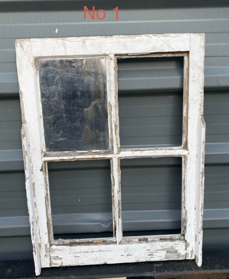 Reclaimed Original Victorian Four Pane sash Windows