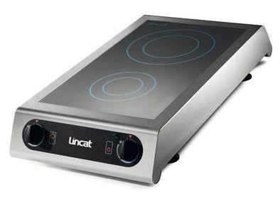 Lincat IH21 Induction Hob – Two Burner, Silver