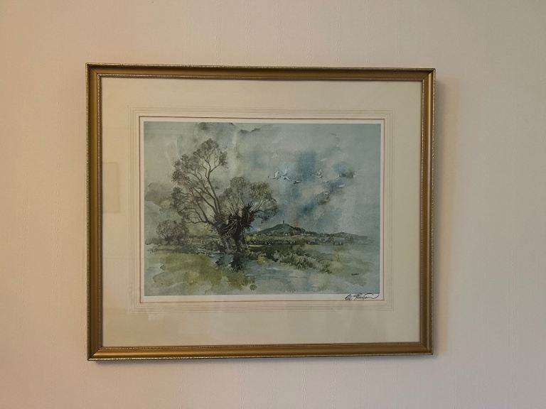 ER Sturgeon framed painting