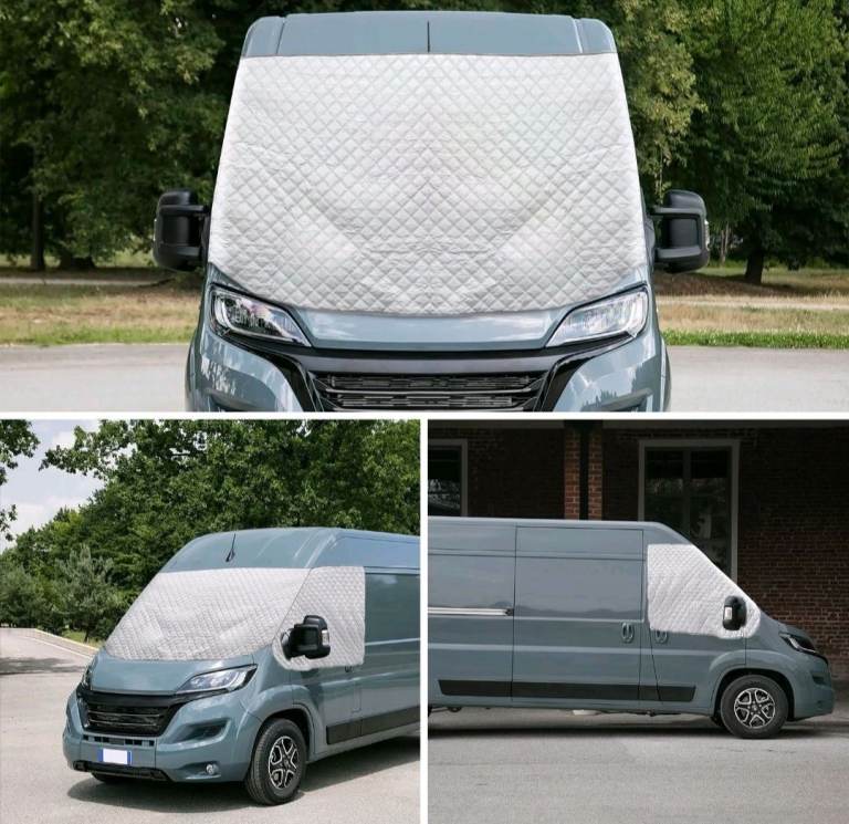Campervan exterior windscreen cover 