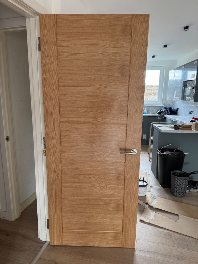 Brand New Pre-finished Interior Oak Solid Door