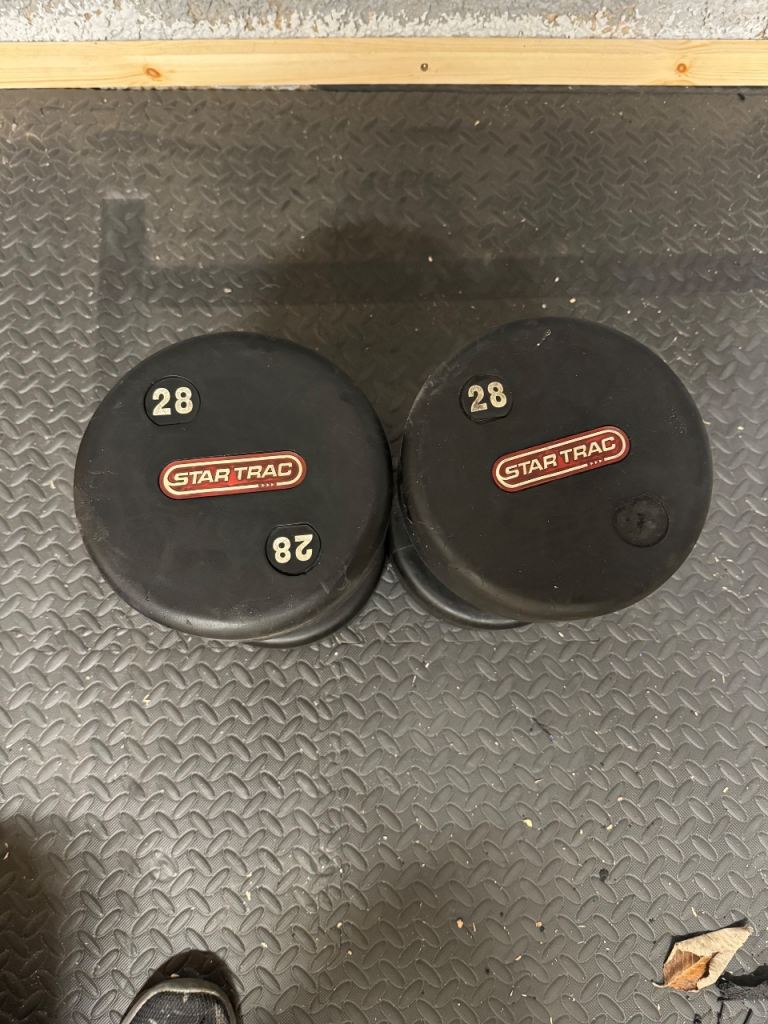 Star Trac 28kg Dumbbells (56kg Pair) 
