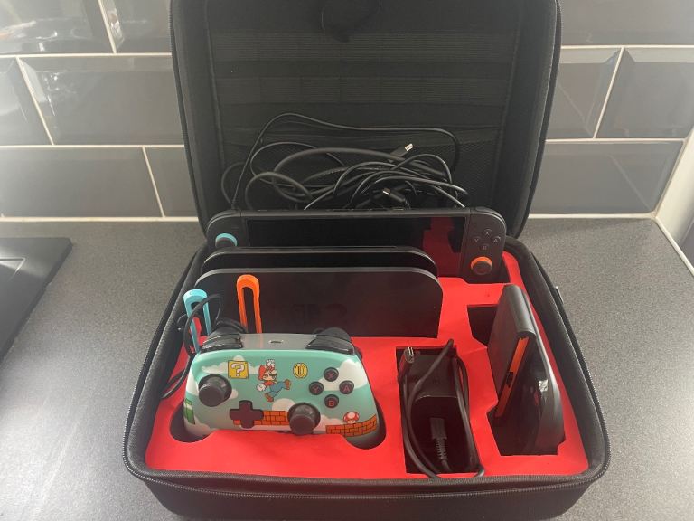 Nintendo Switch Console Bundle with Games and Accessories