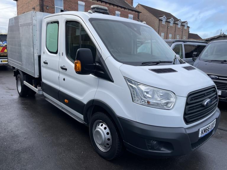 FORD TRANSIT 2.2 TDCi PREMIUM DOUBLE CAB HIGH SIDE TIPPER EURO 6 2016