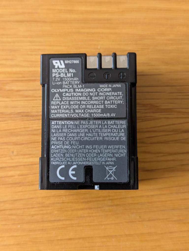 Original Olympus PS-BLM1 Batteries - Barely Used