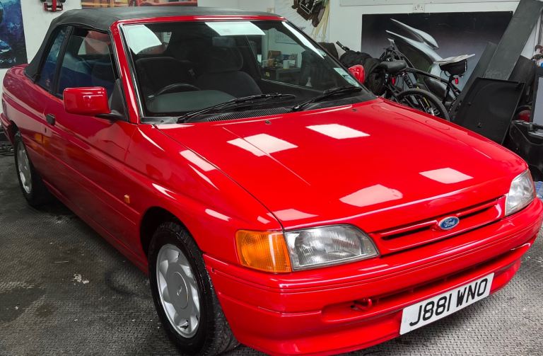 1991 FORD ESCORT 1.6 EFi INJECTION CONVERTIBLE ONLY 38k MILES