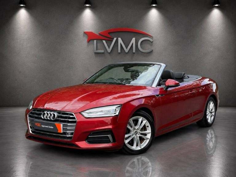 2018 Audi A5 2.0T FSI Sport 2dr S Tronic CONVERTIBLE PETROL Automatic