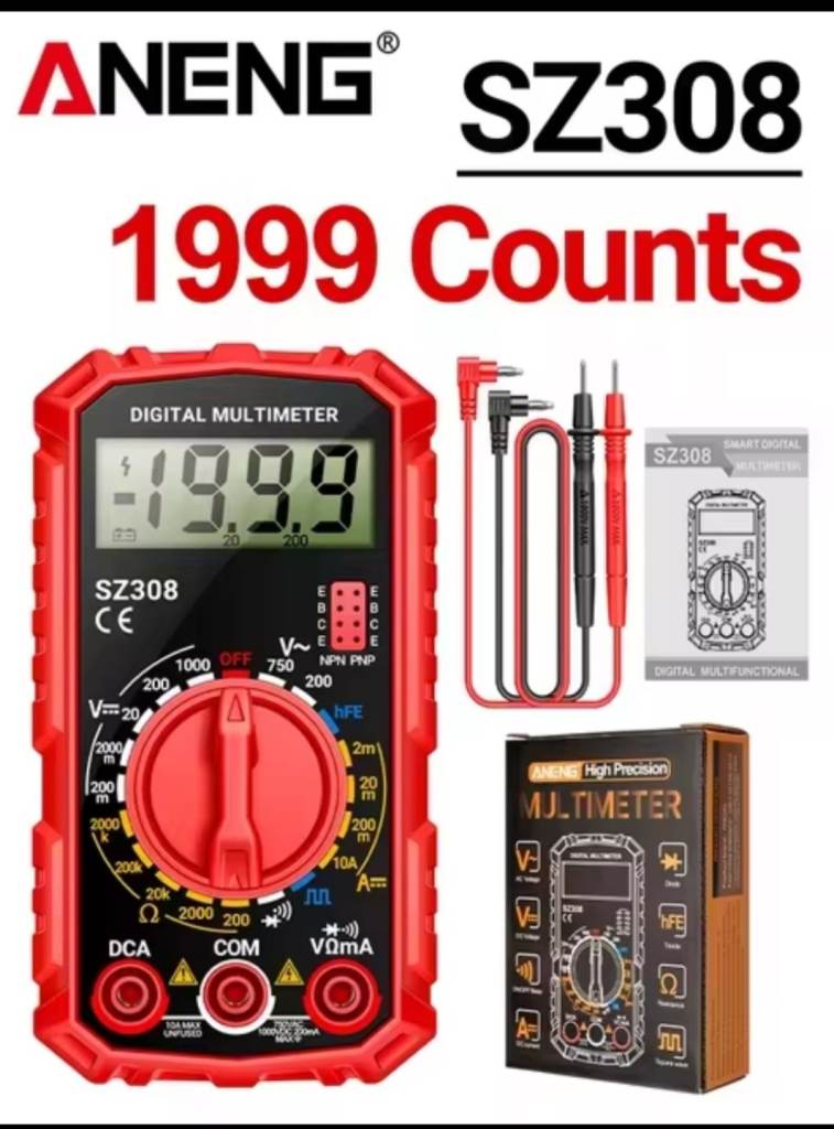 Professional Digital  Multimeter Voltmeter Ohmmeter Ammeter Multi Tester Meter UK