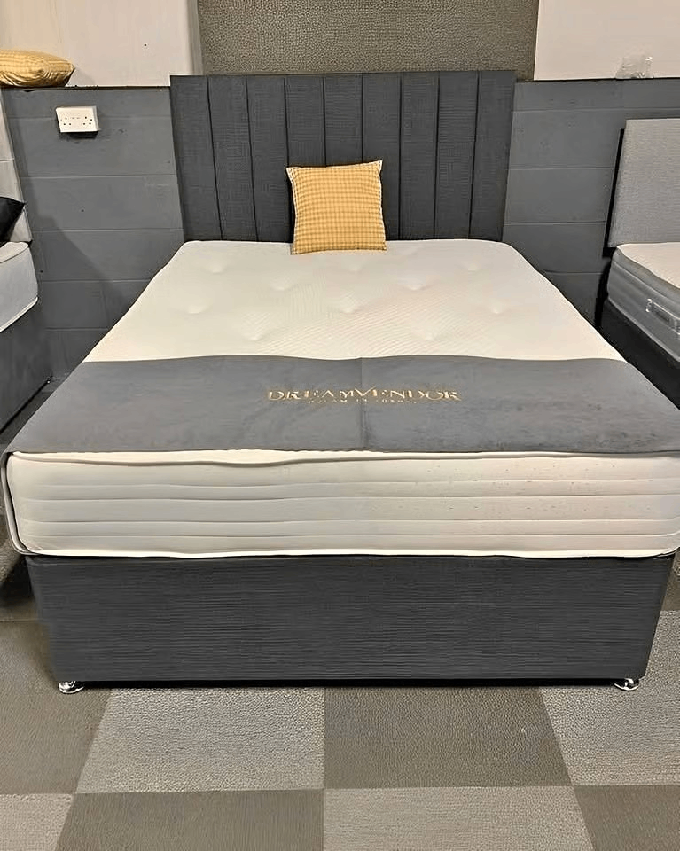 ✔️Brand New Affordable 4ft Luxury Small Double Divan Bed With Mattress | Free Delivery | Order Now🚚