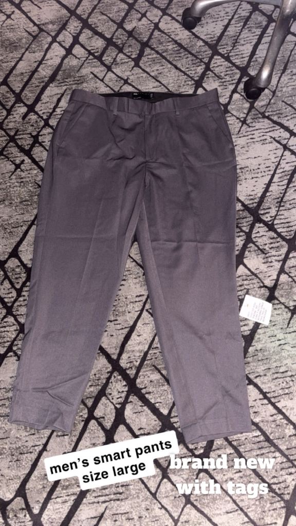 ASOS DESIGN Men's Smart Trousers – Grey, Brand New with Tags