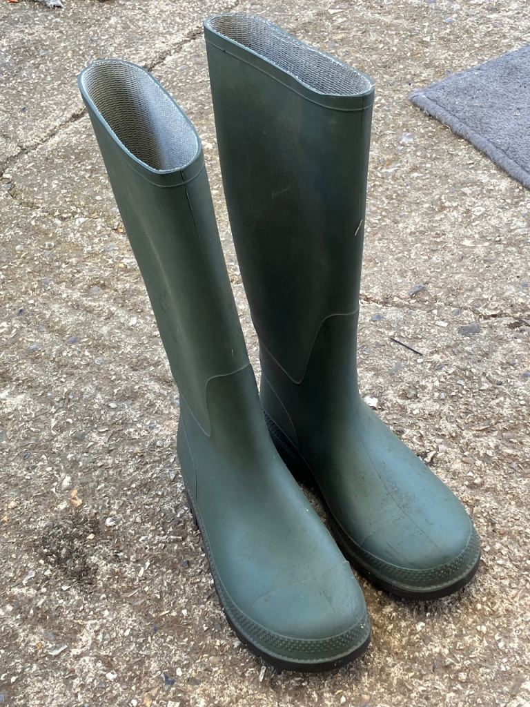 Green Wellington Boots