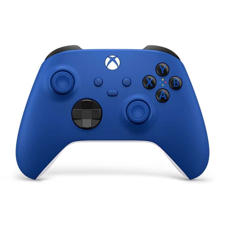 Blue Xbox one S wireless Bluetooth controller