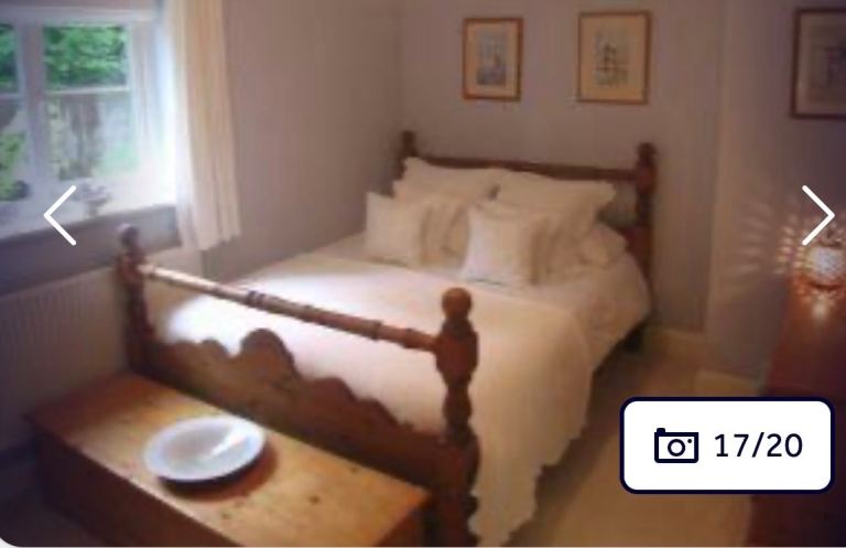 Antique Pine Bed