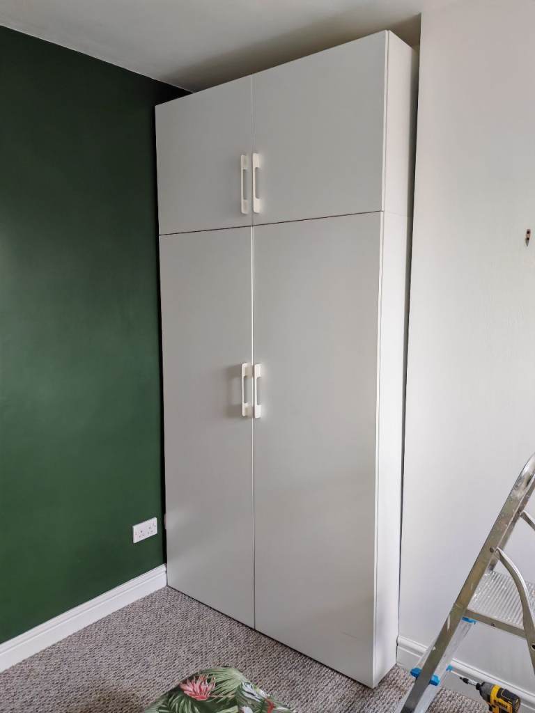 IKEA White Plasta Wardrobe 120 x 240cm FREE DELIVERY 160