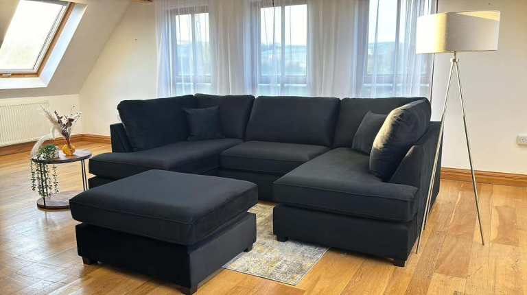 New Carnaby Cinema U Shape Corner Sofa Bed | Free Delivery