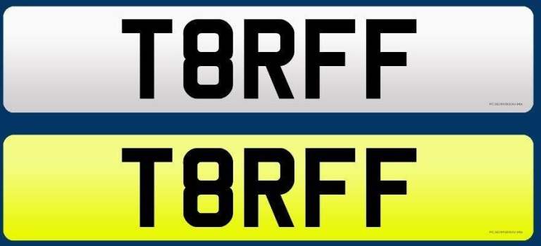 T8RFF (TARFF) Registration Number.