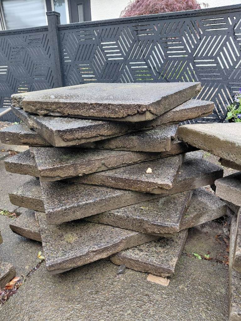 Council/concrete paving slabs 600 x 600 mm