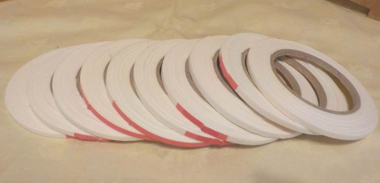 10 Rolls of Foam Mounting Tape - 5mm - NEW