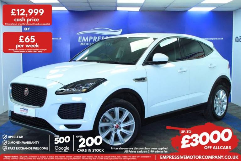 2020 69 JAGUAR E-PACE 2.0 D150 S SUV 5DR DIESEL MANUAL EURO 6 (S/S) (150 PS) DIE